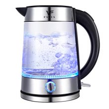 FAVIA Electric Kettle Glass Wide Opening Hot Water Boiler