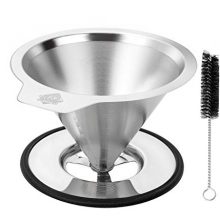 Pour Over Coffee Dripper Stainless Steel Reusable Coffee Filters