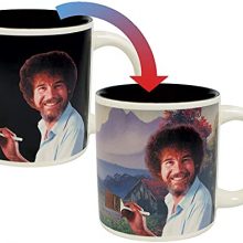 Bob Ross Heat Changing Mug