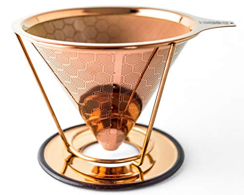 HIBOU - Copper Coated Pour Over Coffee Dripper