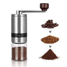 Hand Coffee Mill with Ceramic Burrs 6 Adjustable Settings