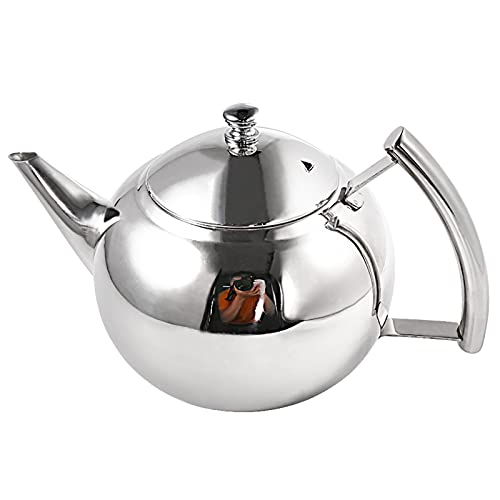 Newness Polished Stainless Steel Teapot with Lid