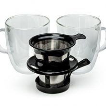 Java Concepts Pour Over Filter and 2 Double-Wall Glass