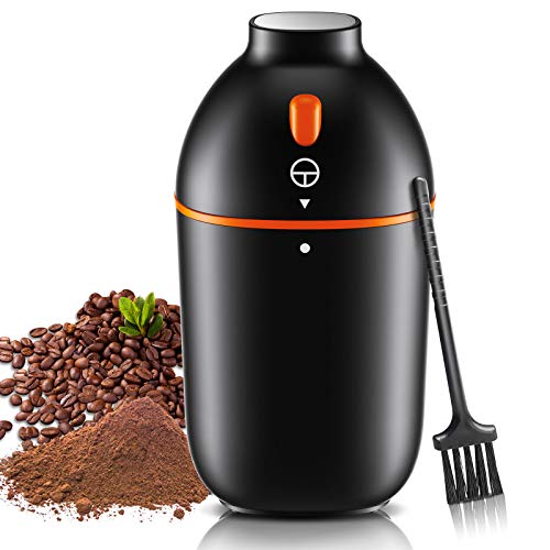 Electric Coffee Bean Grinder with Stainless Steel Blades