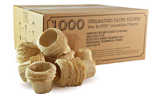 canFly 1000 Unbleached Disposable K-CUP Paper filters