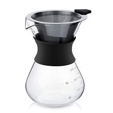 Pour Over Coffee Maker Set with Reusable Stainless Steel Drip