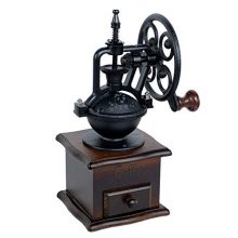 Manual Coffee Bean Grinder Vintage Antique Wooden