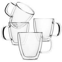Espresso Coffee Cups Double Wall Glass