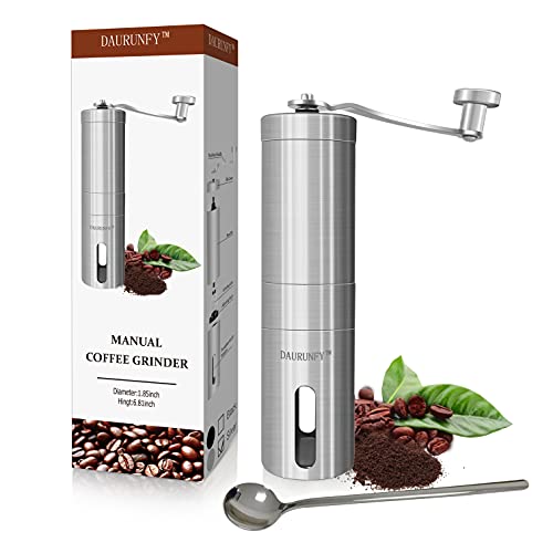Coffee Grinder Portable Hand Coffee Bean Mill with Ceramic Adjustable