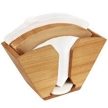 Unibene Bamboo Coffee Filter Holder