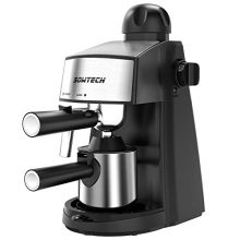 Espresso Machine 3.5 Bar 4 Cup with Steam Milk Frother and Stainless Mug