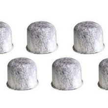 6-Pack NISPIRA Charcoal Water Filters for Farberware 5-Cup Programmable Coffee Maker - Individually Sealed Filters