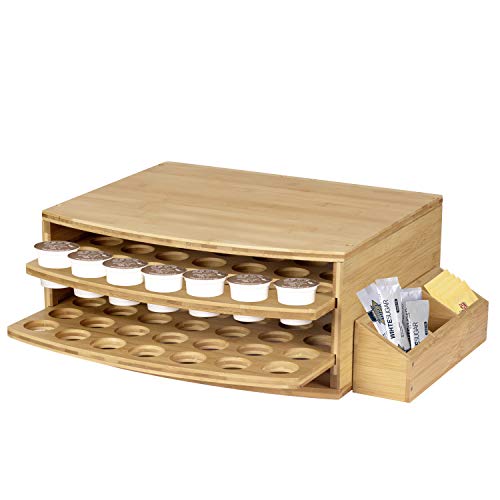 Coffee Pod Holder Storage Organizer with Drawer for K-Cups Pods