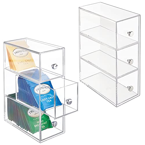 mDesign Plastic Kitchen Pantry, Cabinet