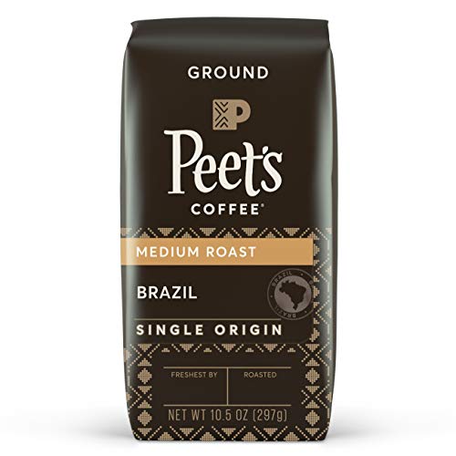 Peet's Coffee Brazil Minas Naturais Medium Roast Ground Coffee