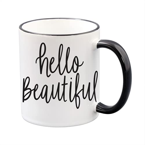Hello Beautiful Inspirational Coffee Mug