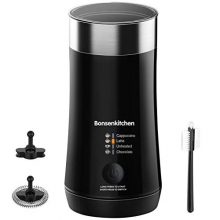 Milk Frother and Warmer, Electric Milk Foam Maker for Coffee