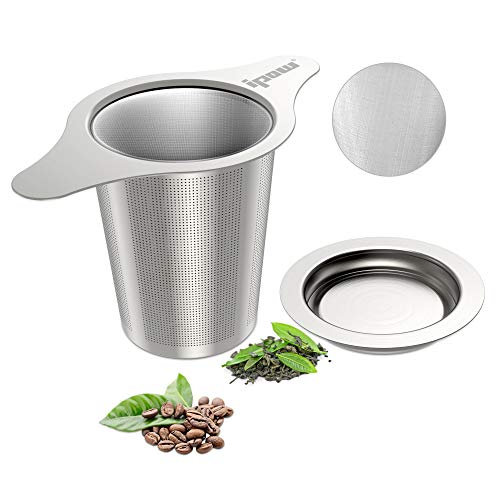 IPOW Upgraded 18/8 Stainless Steel Tea and Coffee Infuser