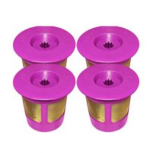 Reusable K-Cup 4 Pack Gold Plated Mesh Coffee Filters