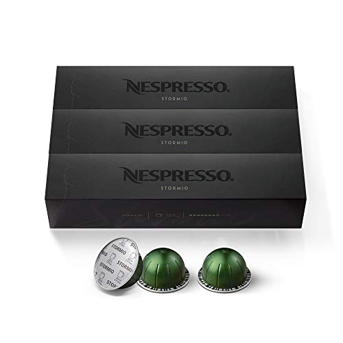 Nespresso Capsules VertuoLine, Stormio, Dark Roast Coffee