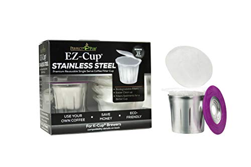 EZ-Cup Stainless Steel Reusable K Cup Coffee Pod