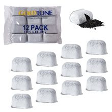 GOLDTONE 12 Pack Replacement Charcoal Water Filter