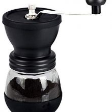 XIBLISS Manual Coffee Mill Grinder with Ceramic Burrs