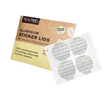 SEAL POD Aluminum Espresso Lids for Reusable Capsules