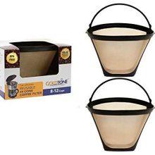 GoldTone Brand Reusable No.4 Cone Style Replacement Cuisinart Coffee Filter