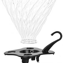 Glass Dripper, Pour over Coffee Funnel Filter