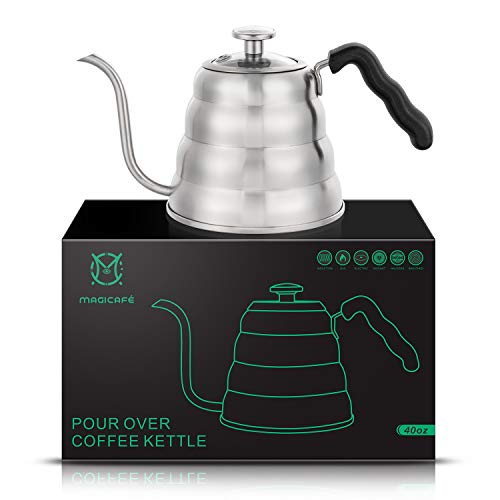 Pour Over Coffee Kettle Built In Thermometer for Exact Temperature