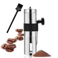 Manual Coffee Grinder with Adjustable Setting and Cleaning Brush