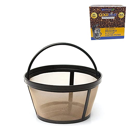 GoldTone Reusable 8-12 Cup Basket Filter fits
