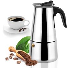 Stovetop Espresso Maker with Classic and Rich Brews Moka Pot