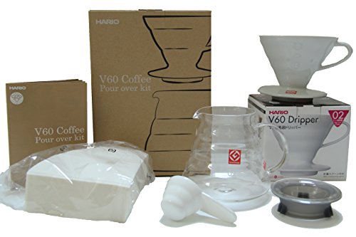 Hario V60 Coffee Pour Over Kit Bundle Set