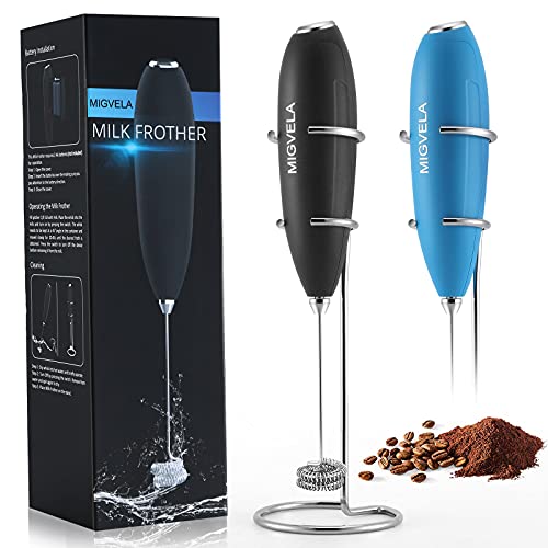 Milk Frother Handheld Electric Double Whisk Drink Mixer