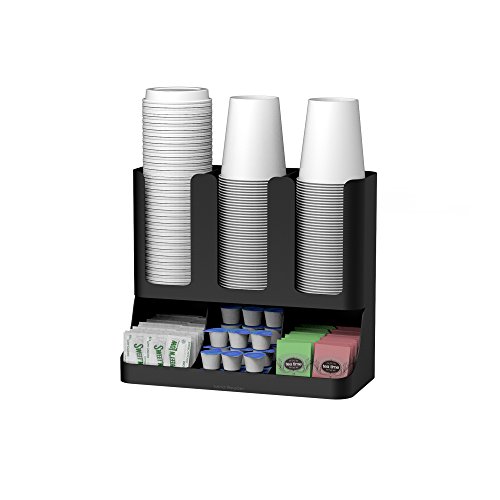 Mind Reader 6 Compartment Upright Breakroom Coffee Condiment