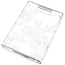 R&R Clear Acrylic Tray with Handles
