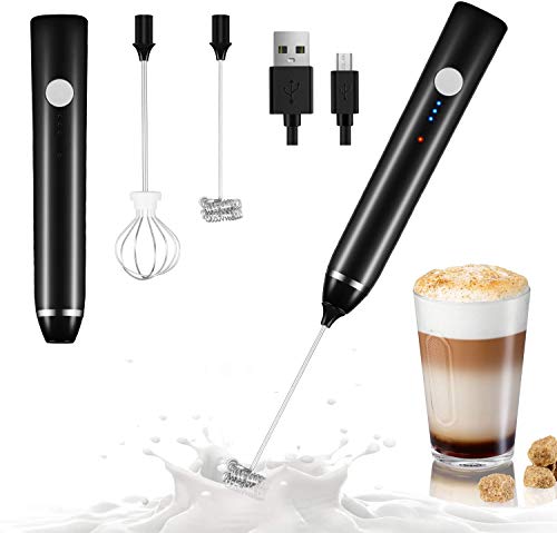 Foam Maker for Coffee USB Rechargeable Electric