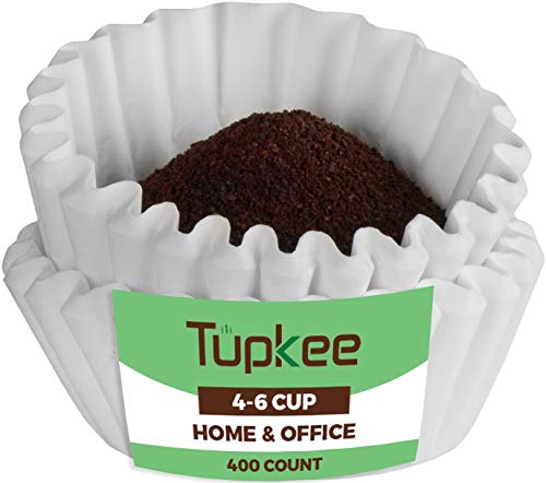 Tupkee Coffee Filters 4-6 Cups - 400 Count