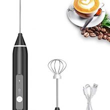 Rechargeable Milk Frother Electric 3 Speeds