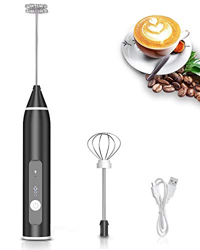 Rechargeable Milk Frother Electric 3 Speeds