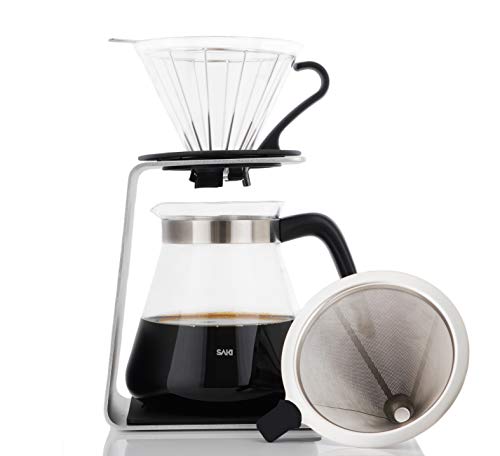 SAKI Pour Over Coffee Maker Starter Set with Dripper