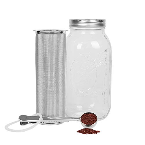 Cold Brew Coffee Maker Filter for 2Quart/64ounce Wide Mouth