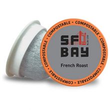 Dark Roast Compostable Coffee Pods K Cup Compatible including Keurig 2.0