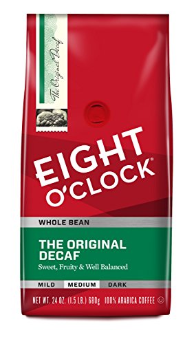 Original Decaf Eight O'Clock Whole Bean Coffee