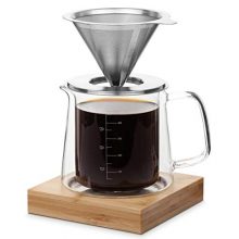 Double Wall Glass Drip Coffee Maker