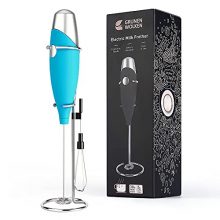 Milk Frother Handheld High Powered with Support Stand