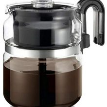 CAFÉ BREW COLLECTION High End Glass Stovetop Percolator Coffee Pot