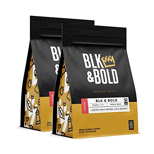 BLK & Bold Coffee Blend . Fair Trade Certified